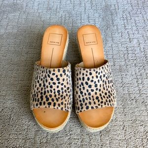 LAST CHANCE - Dolce Vita Leopard Wedges